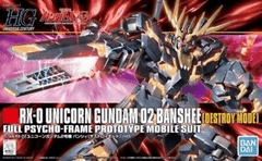 Gundam HGUC #134 RX-0 Unicorn Gundam 02 Banshee (Destroy Mode) 1/144